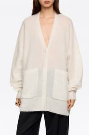 Bimba y Lola Long Mohair Cardigan
