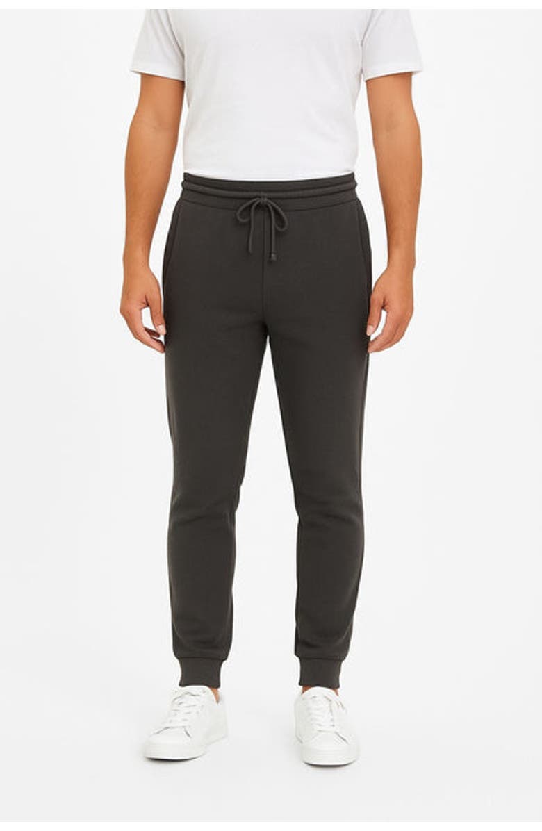 BenBen Mens 3 Pack French Terry Ultra Soft Butter Joggers, Alternate, color, Black/Charcoal/Grey