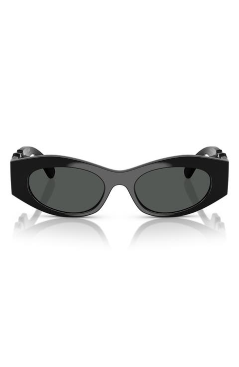 51mm Oval Sunglasses