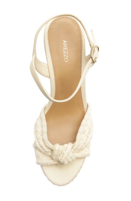Shop Arezzo Brianna Platform Wedge Sandal