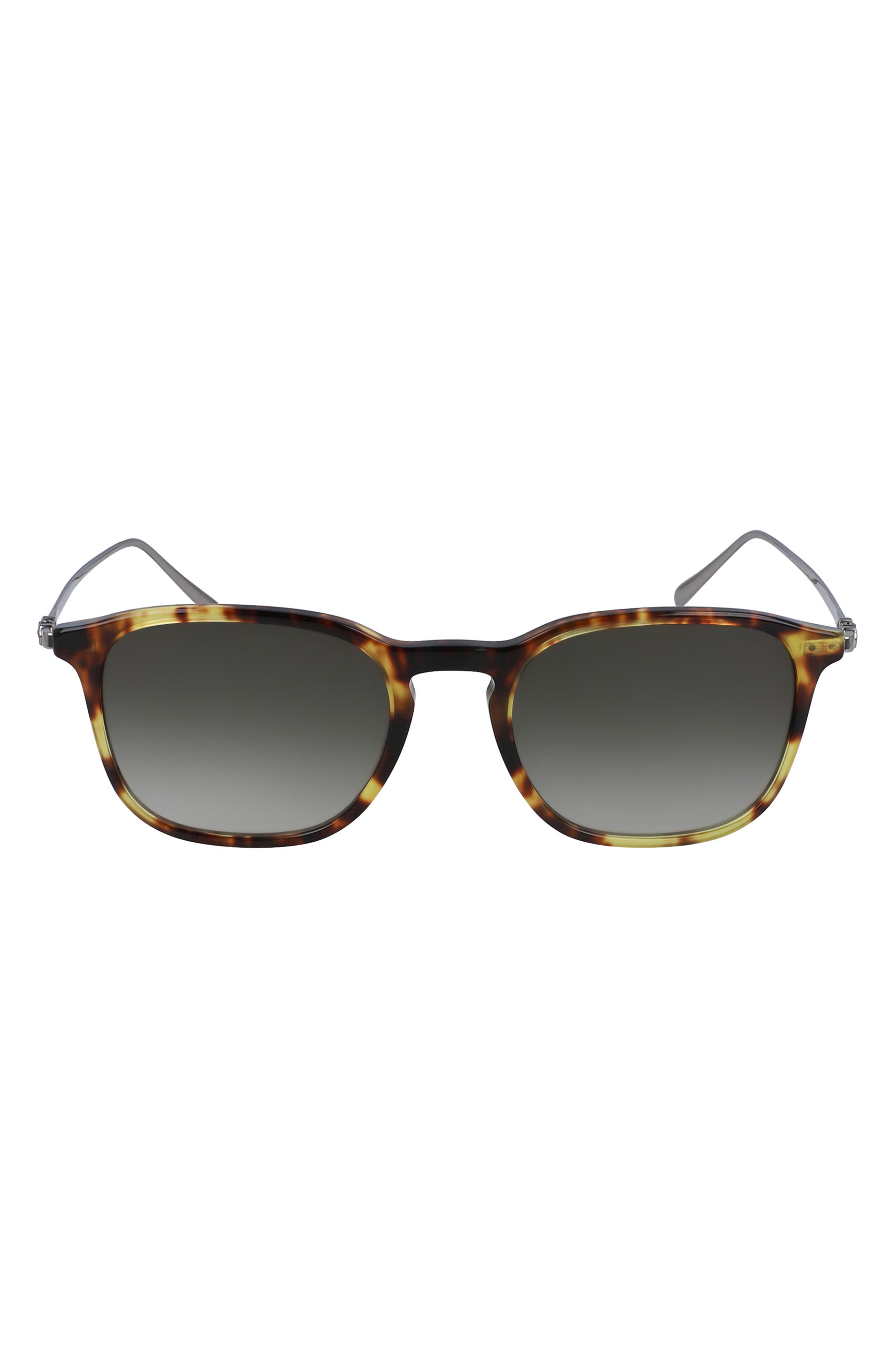 Salvatore Ferragamo Classic Logo 53mm Gradient Rectangle Sunglasses