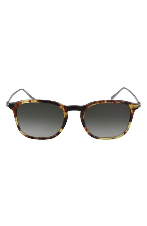 Salvatore Ferragamo Classic Logo 53mm Gradient Rectangle Sunglasses