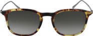 FERRAGAMO Salvatore Ferragamo Classic Logo 53mm Gradient Rectangle Sunglasses