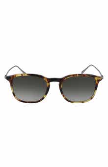 Salvatore Ferragamo Classic Logo 53mm Gradient Rectangle Sunglasses