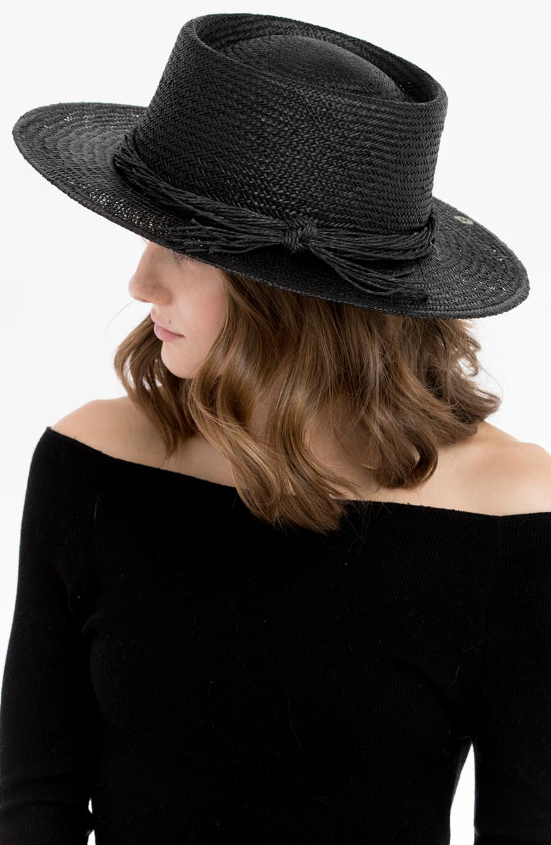 PETER GRIMM Borden Straw Resort Hat, Alternate, color, 