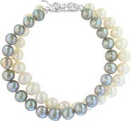 EFFY Sterling Silver Freshwater Pearl Double Strand Bracelet