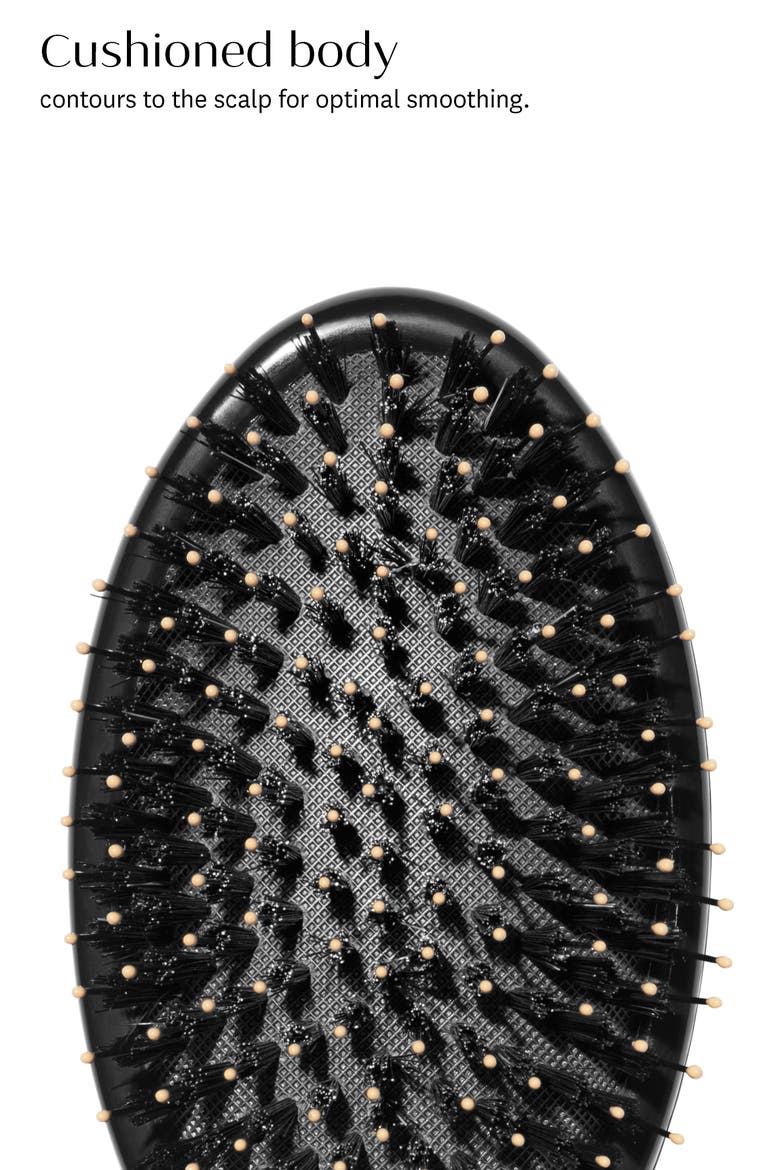 Polish & Shine Hair Brush, Alternate, color, BLACK