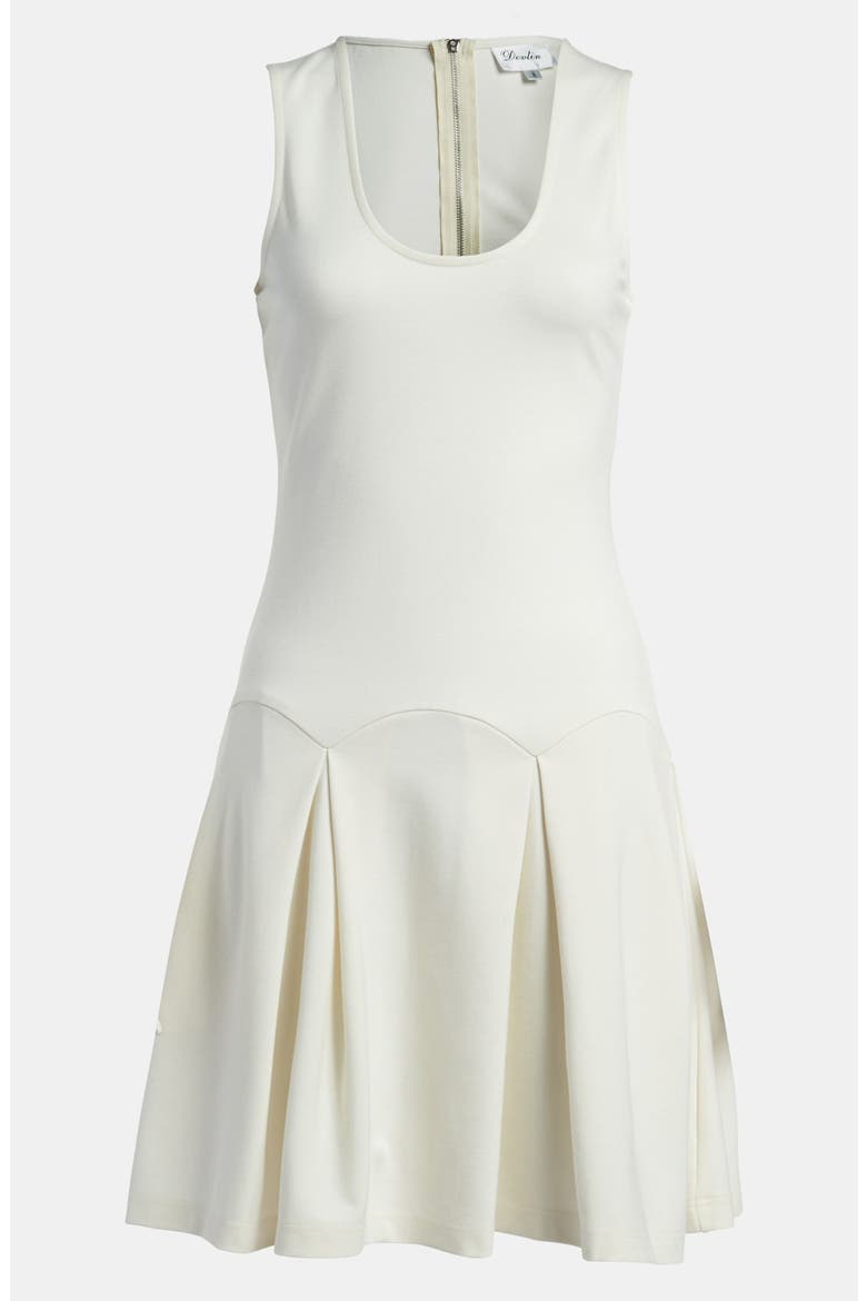 Pleated Dress, Main, color, WHITE