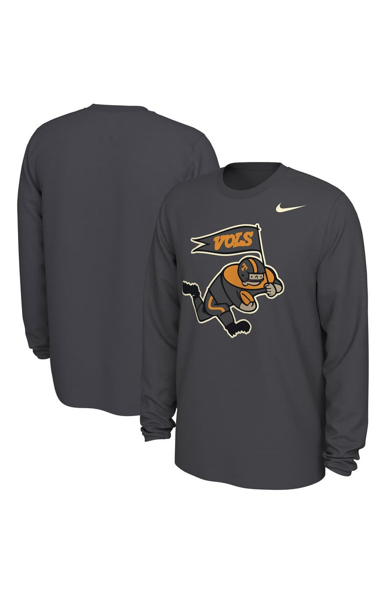 Nike Men's Nike  Anthracite Tennessee Volunteers UT Smokey Long Sleeve T-Shirt, Main, color, 
