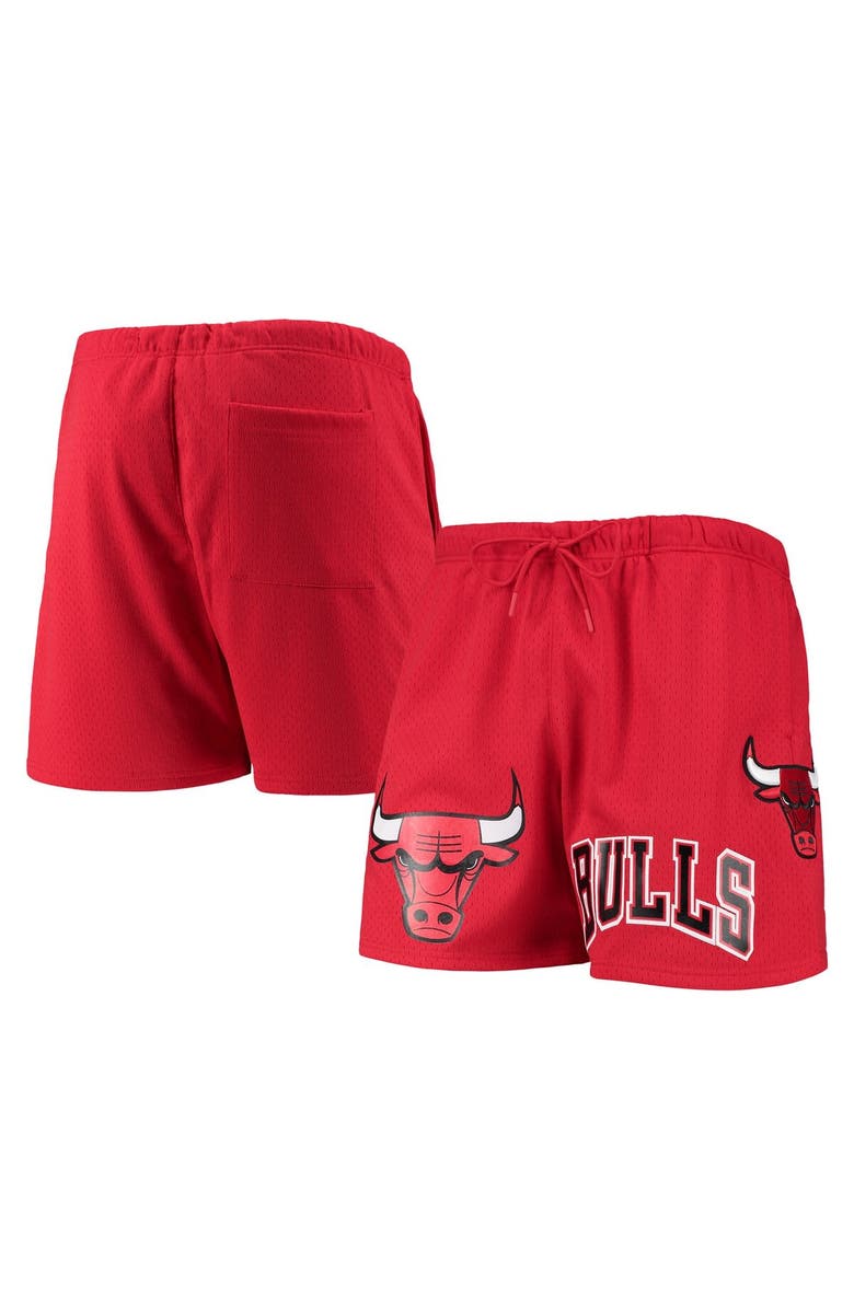 PRO STANDARD Men's Pro Standard Red Chicago Bulls Mesh Capsule Shorts, Main, color, Red