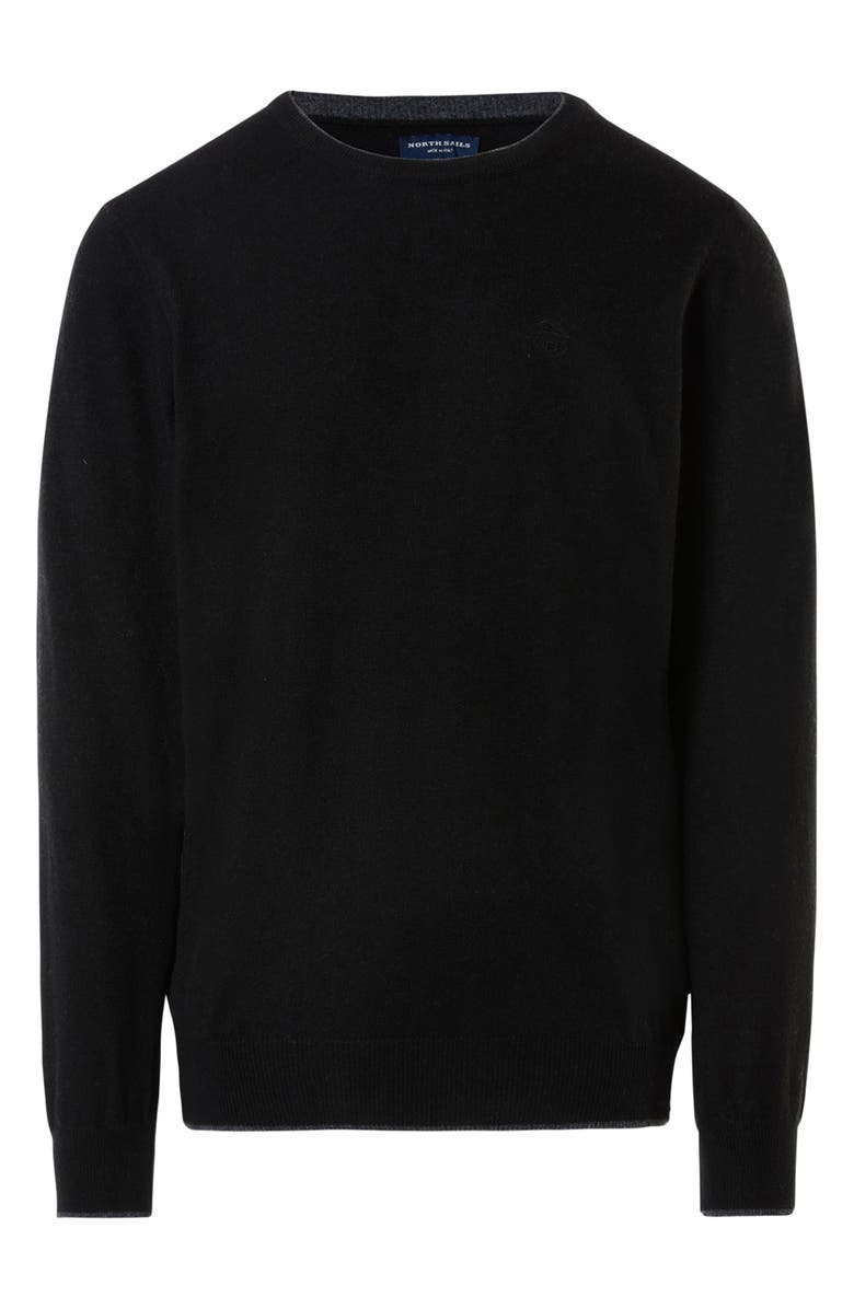 NORTH SAILS Logo Embroidered Crewneck Sweater, Alternate, color,