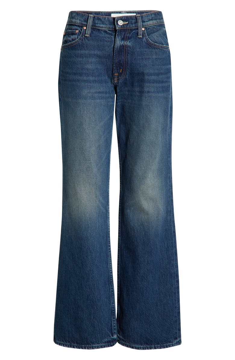 MOTHER Lil' Reifler Relaxed Straight Leg Jeans, Alternate, color, After Midnight