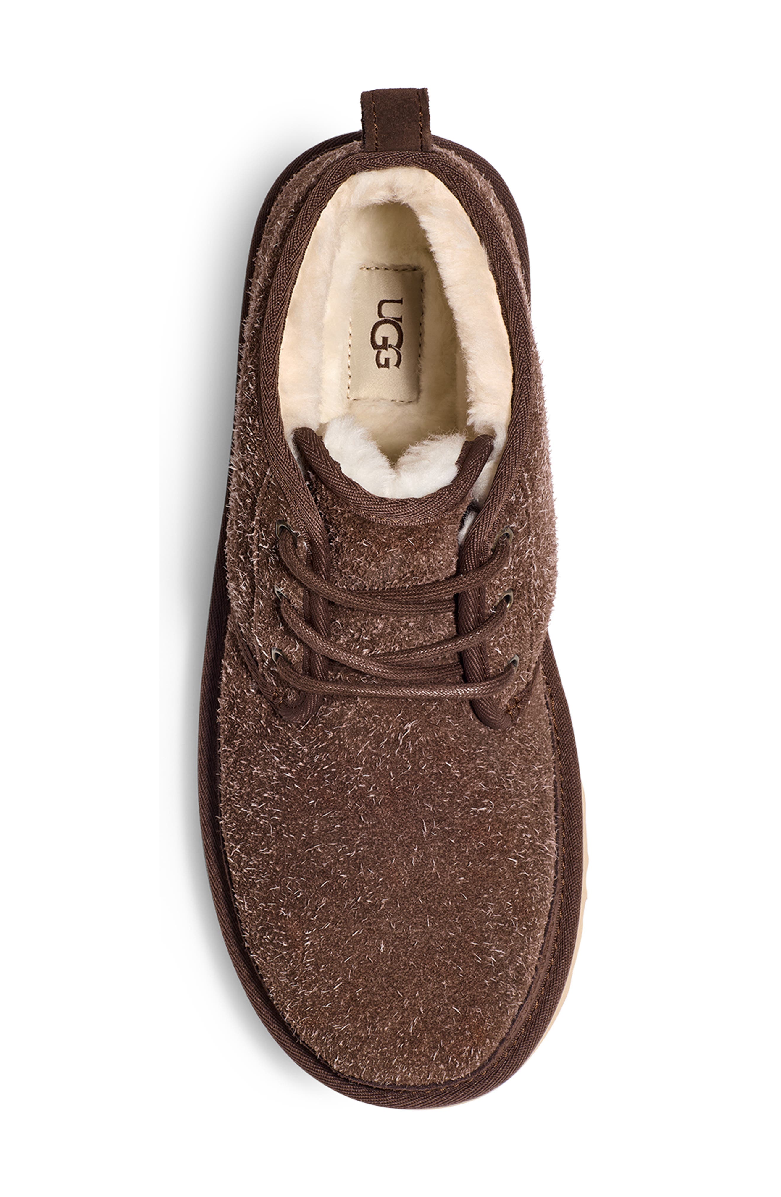 UGG<sup>®</sup> Neumel Shaggy Suede Chukka Boot, Alternate, color, Burnt Cedar