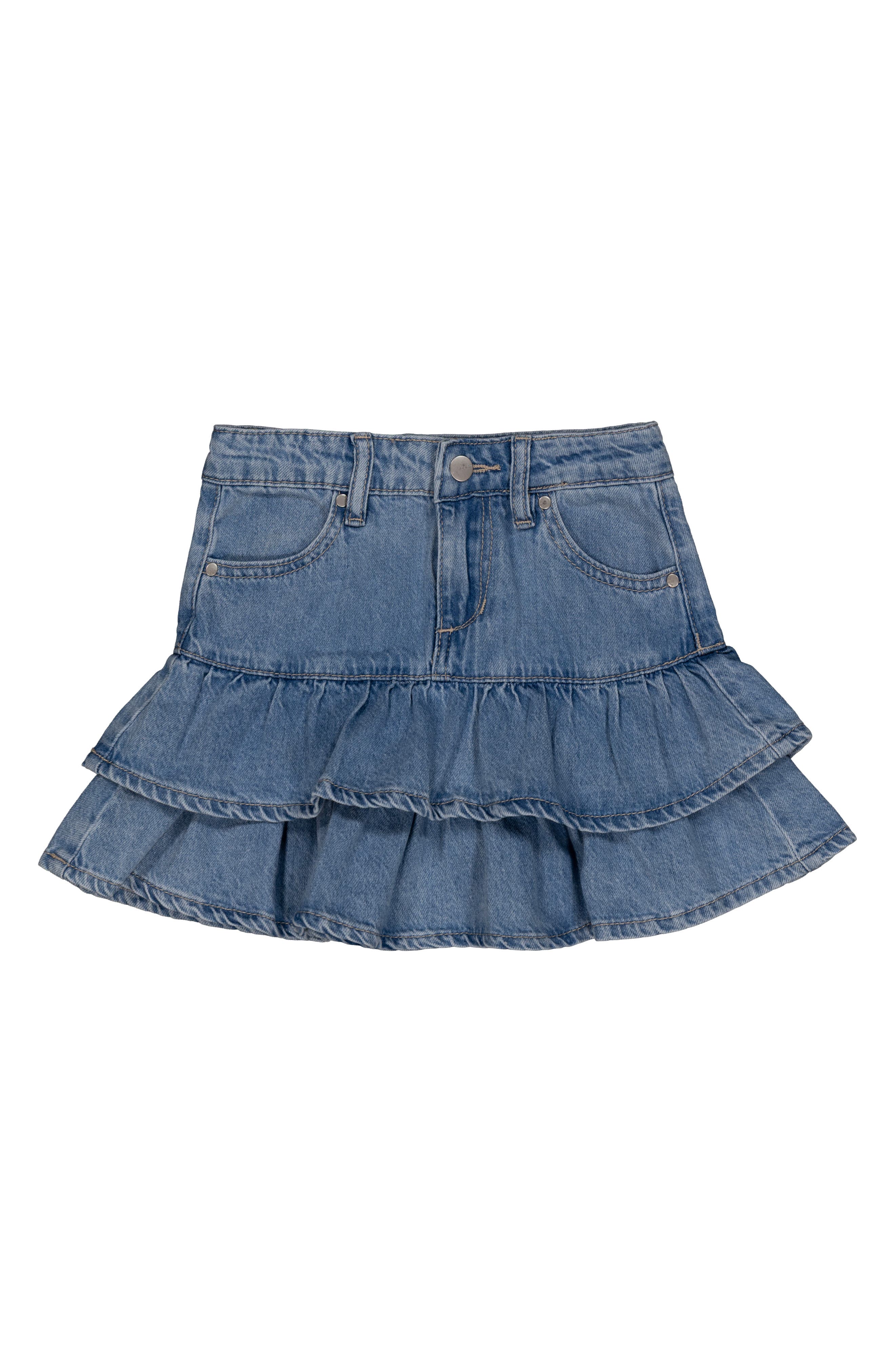Joe's Jeans Kids' Ruffle Denim Mini Skort