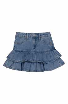Joe's Jeans Kids' Ruffle Denim Mini Skort