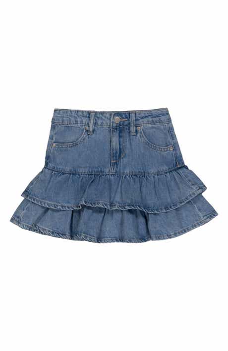 Joe's Jeans Kids' Ruffle Denim Mini Skort