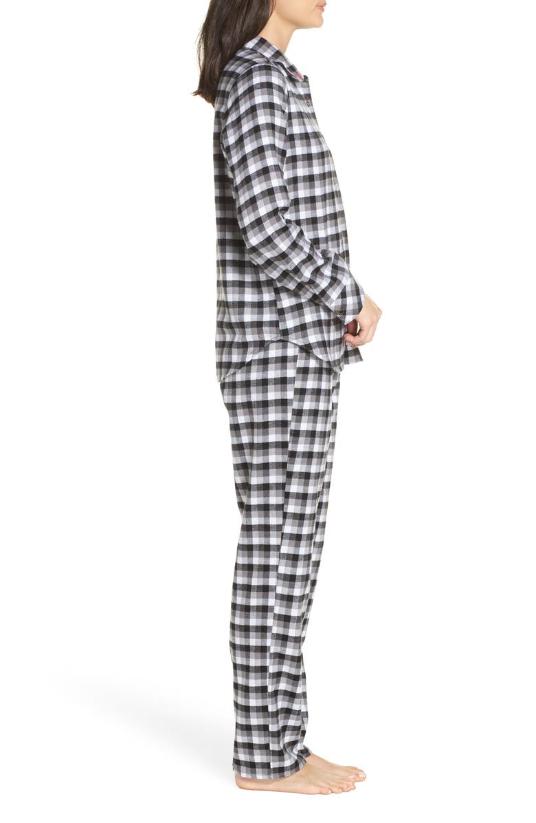 Make + Model Flannel Girlfriend Pajamas, Alternate, color,