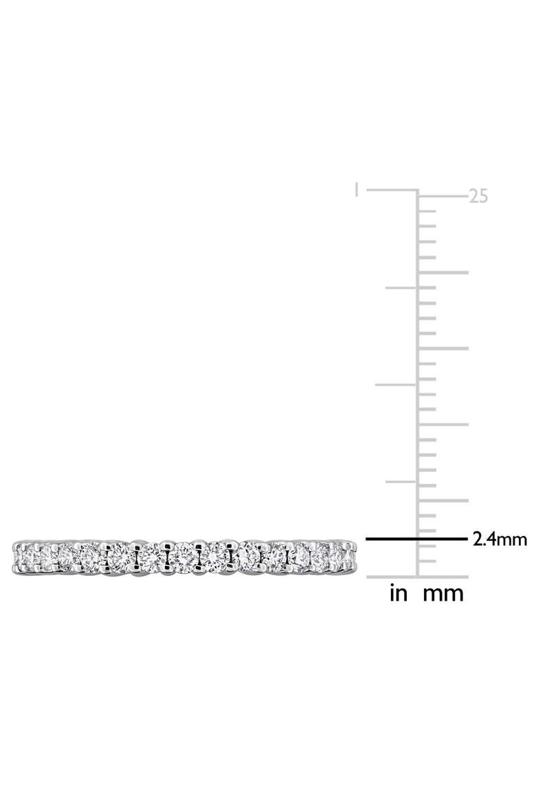 1 CTW Lab Grown Diamond Eternity Ring 14k, Alternate, color, White Gold