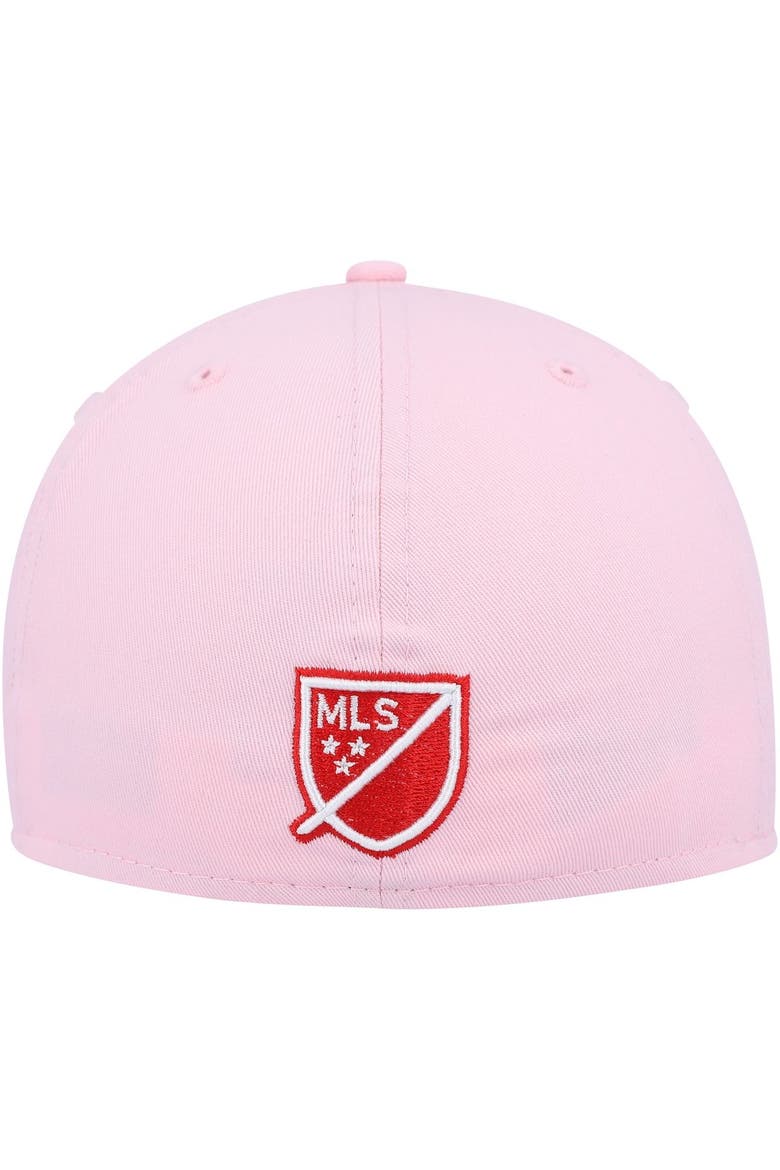 Men's New Era Pink New York Red Bulls Pastel Pack 59FIFTY Fitted Hat, Alternate, color, Pink