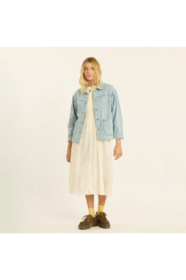 Time Off Denim Jacket - Women's, Alternate, color, Baja Blue