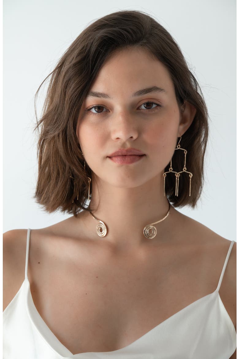 Ionic Choker, Alternate, color, 14K Gold Filled