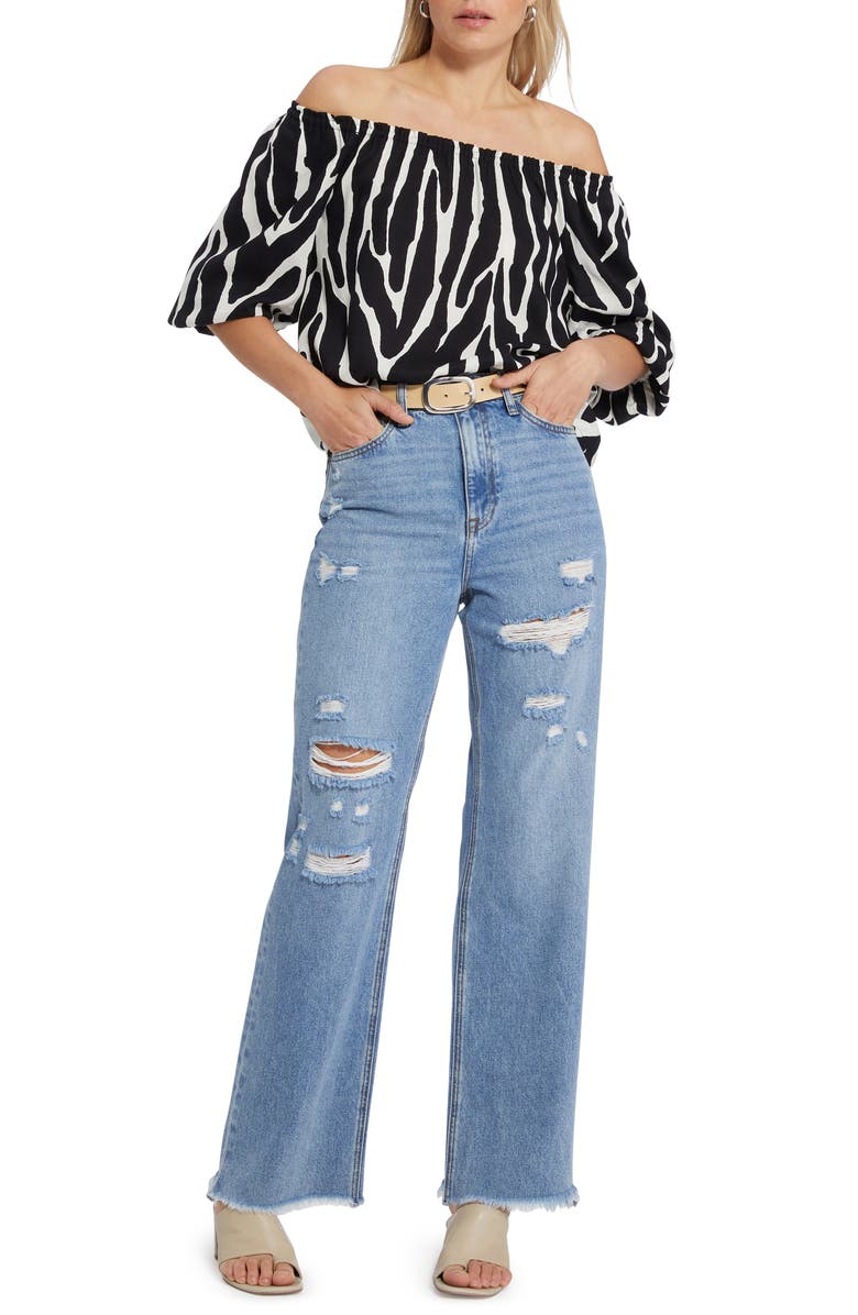 Sanctuary Sun-kissed Off the Shoulder Top, Alternate, color,