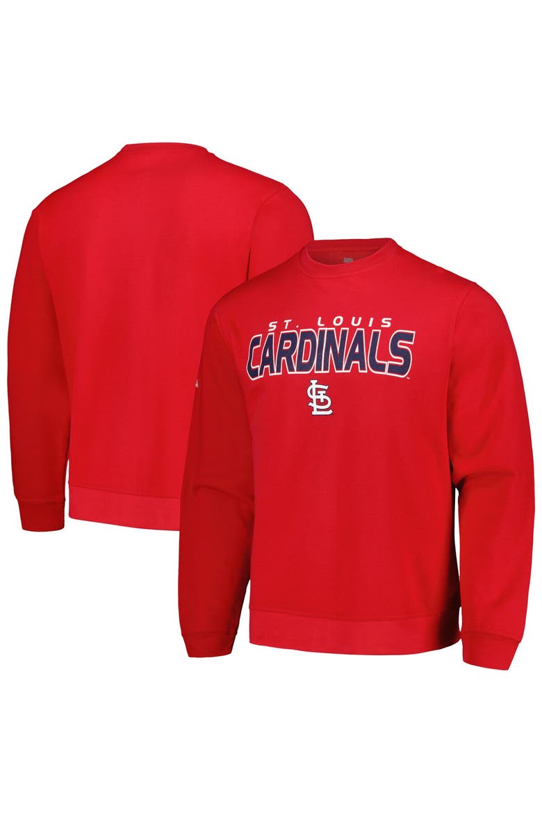 Men's Stitches  Red St. Louis Cardinals Pullover Sweatshirt, Main, color, Red