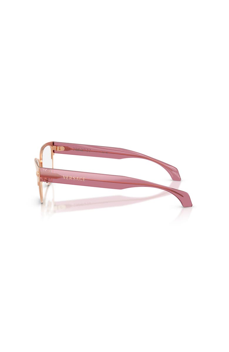 Versace 53mm Cat Eye optical glasses, Alternate, color, Pink
