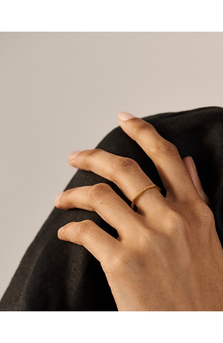 Monica Vinader Octagon Stacking Ring, Alternate, color, 