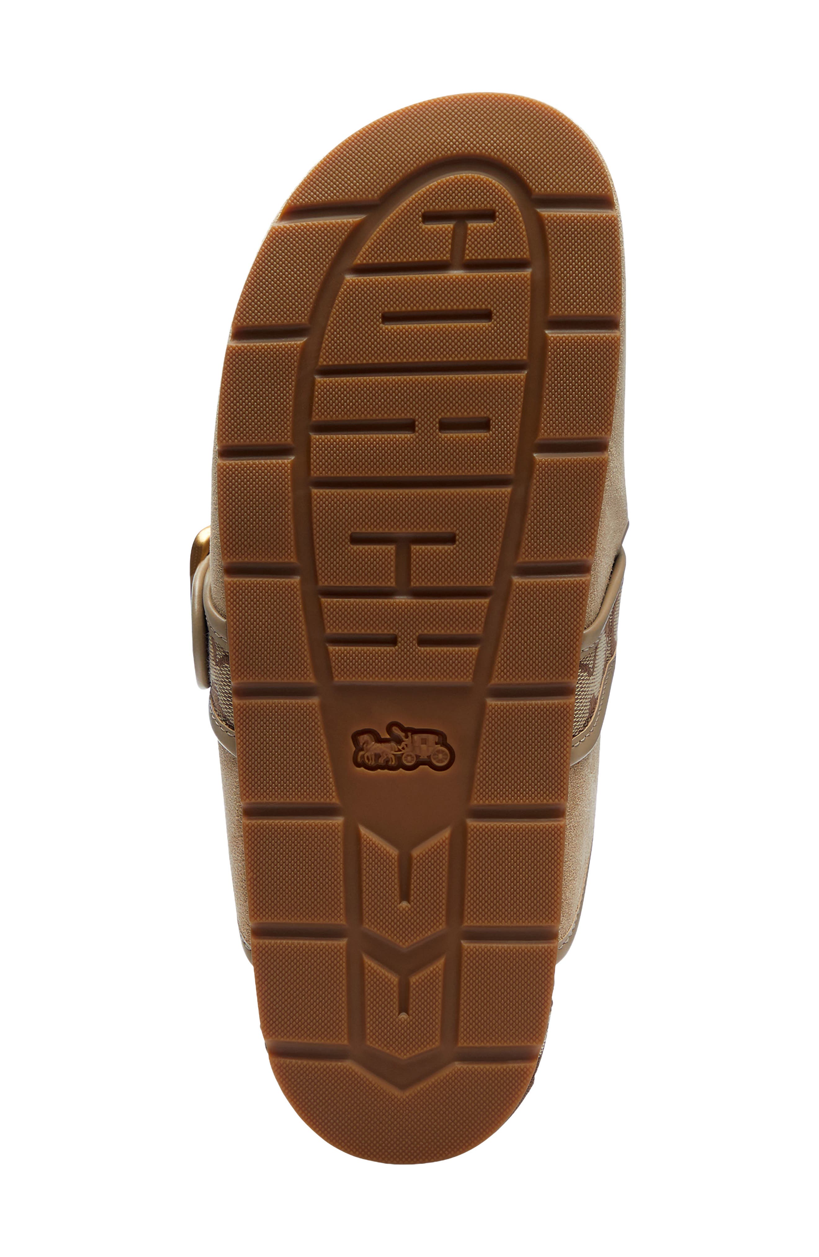 Archival Buckle Leather Clog, Alternate, color, OAT