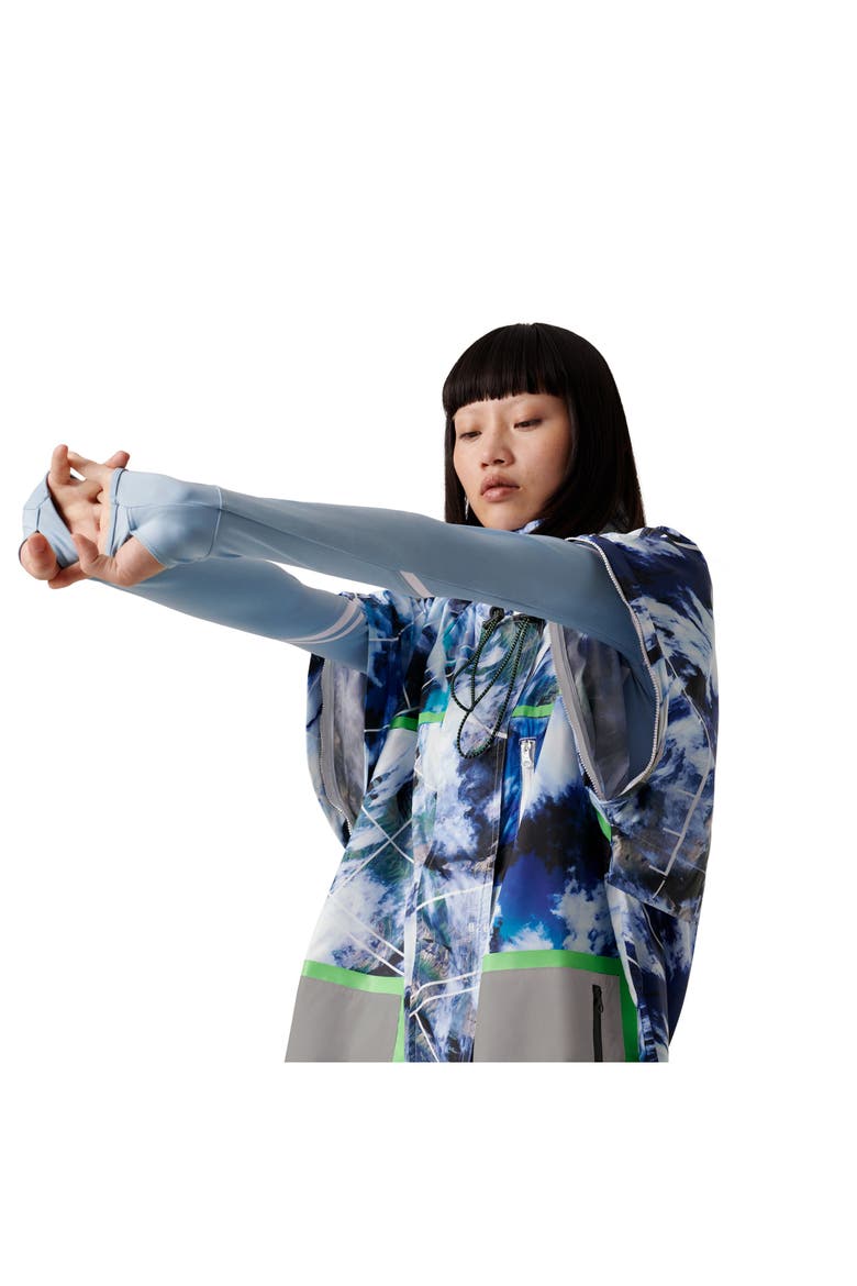 TrueNature Packable Jacket, Alternate, color, WHITE/ MULTICOLOR/ DOVE GREY