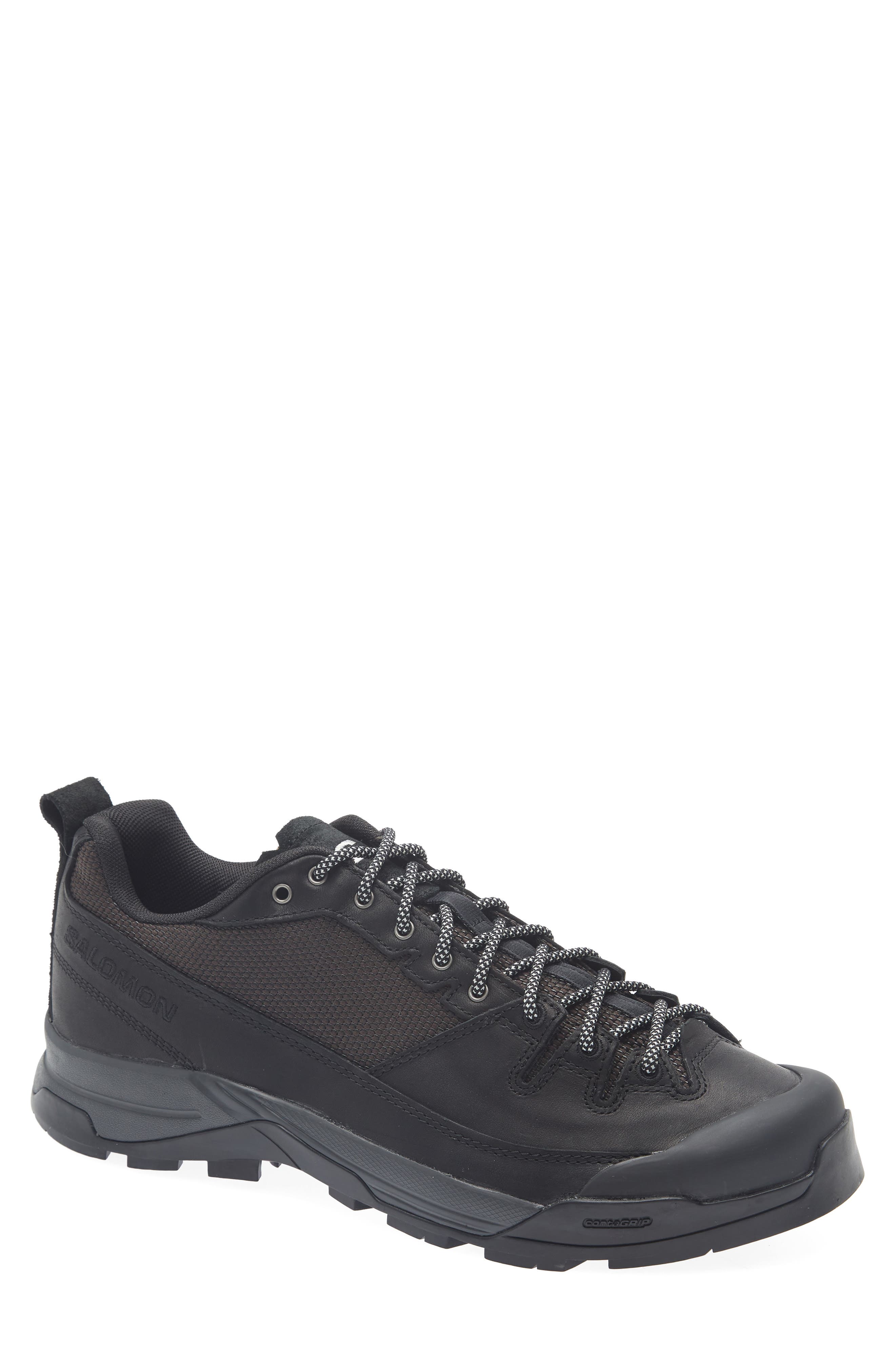 X-ALP Alpine Echoes Running Shoe, Main, color, BLACK/ EARTH BROWN/ VANILLA