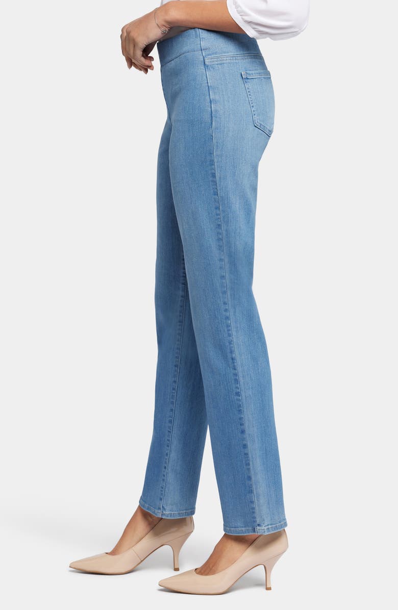 NYDJ Bailey Pull-On Relaxed Straight Leg Jeans, Alternate, color, 