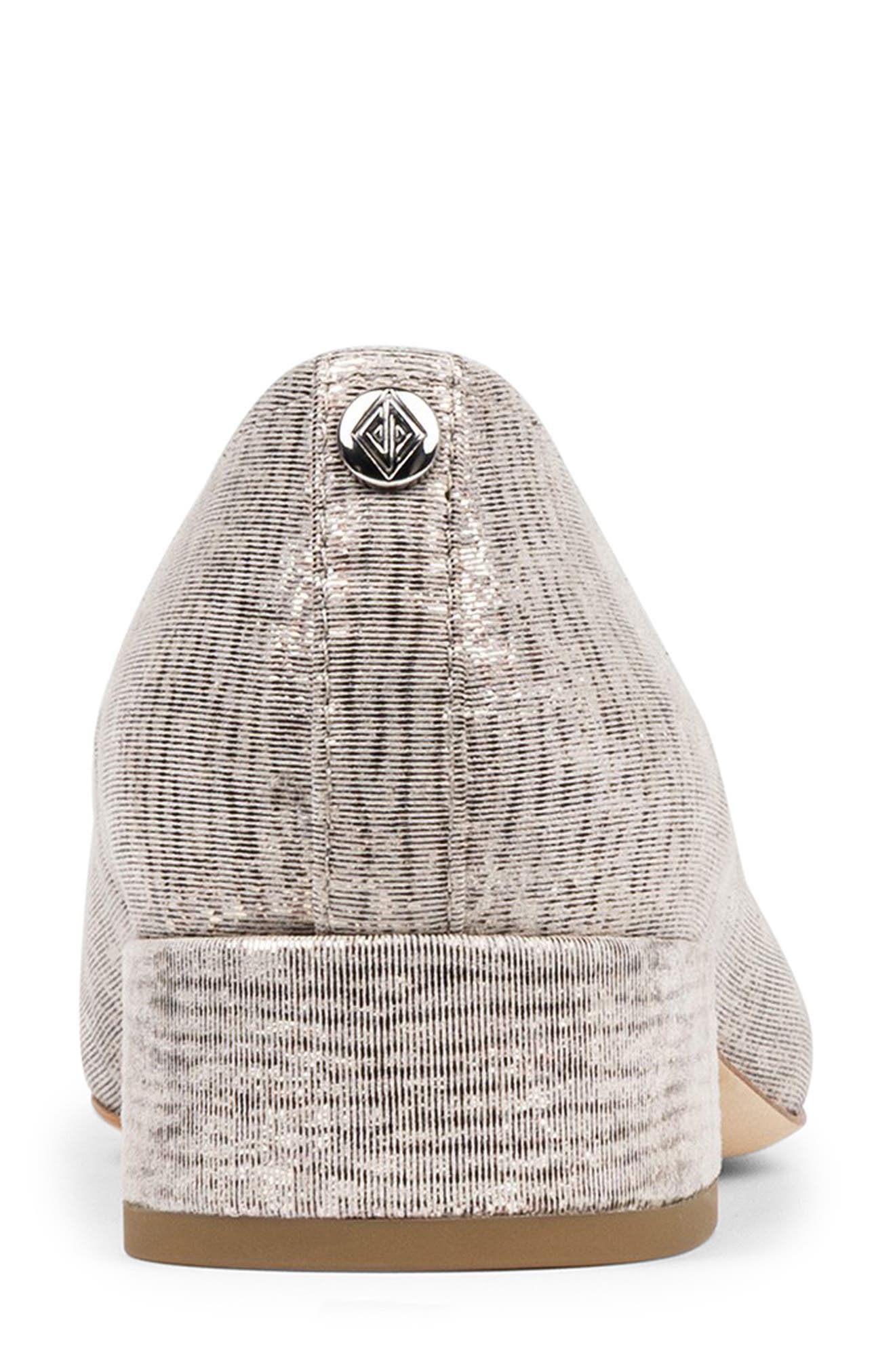Donald Pliner Drew Pump, Alternate, color, Platinum