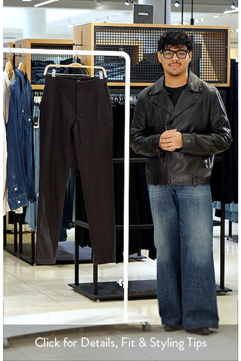 Zaine Slim Fit Flat Front Trousers video
