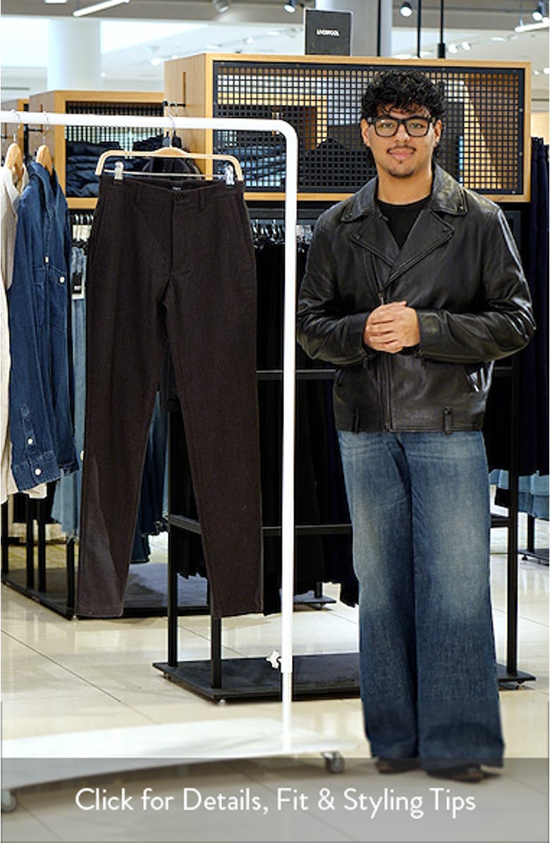 Zaine Slim Fit Flat Front Trousers, sales video thumbnail