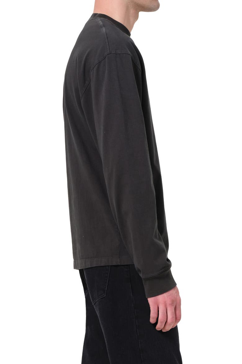Asha Long Sleeve Cotton T-Shirt, Alternate, color, CAVE DARK GREY