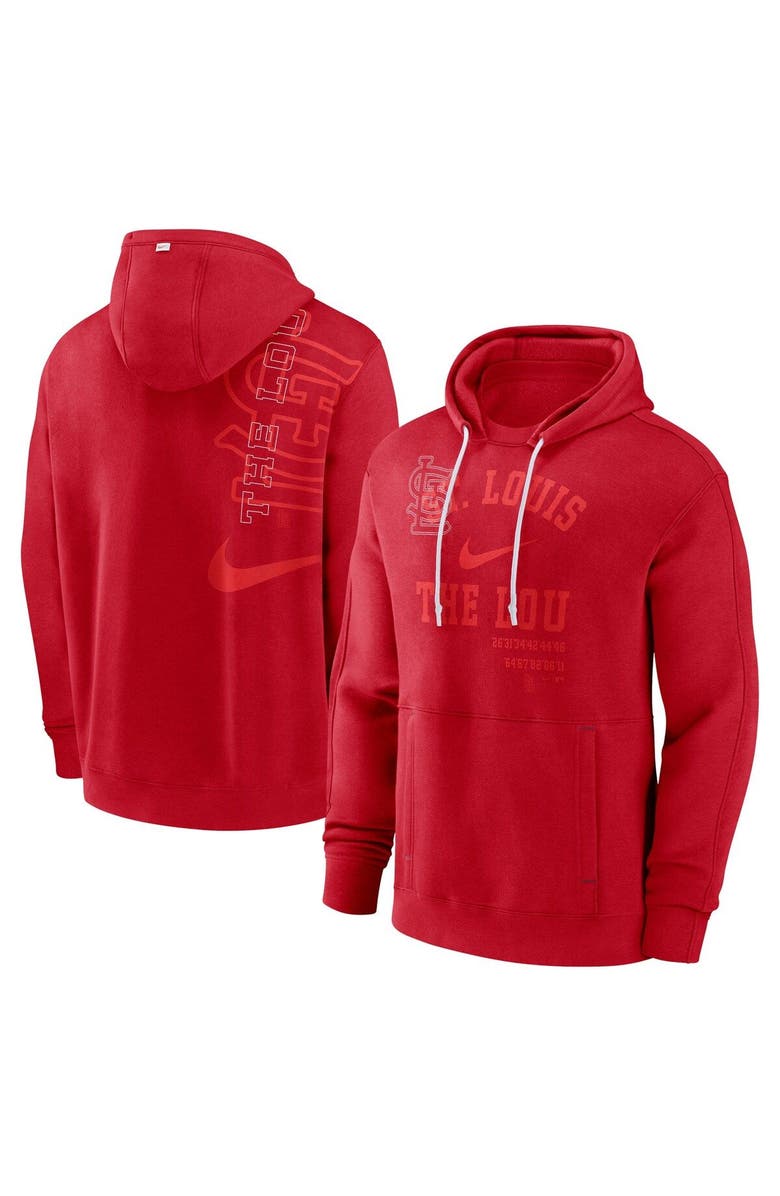 Nike Men's Nike Red St. Louis Cardinals Statement Ball Game Pullover Hoodie, Main, color,