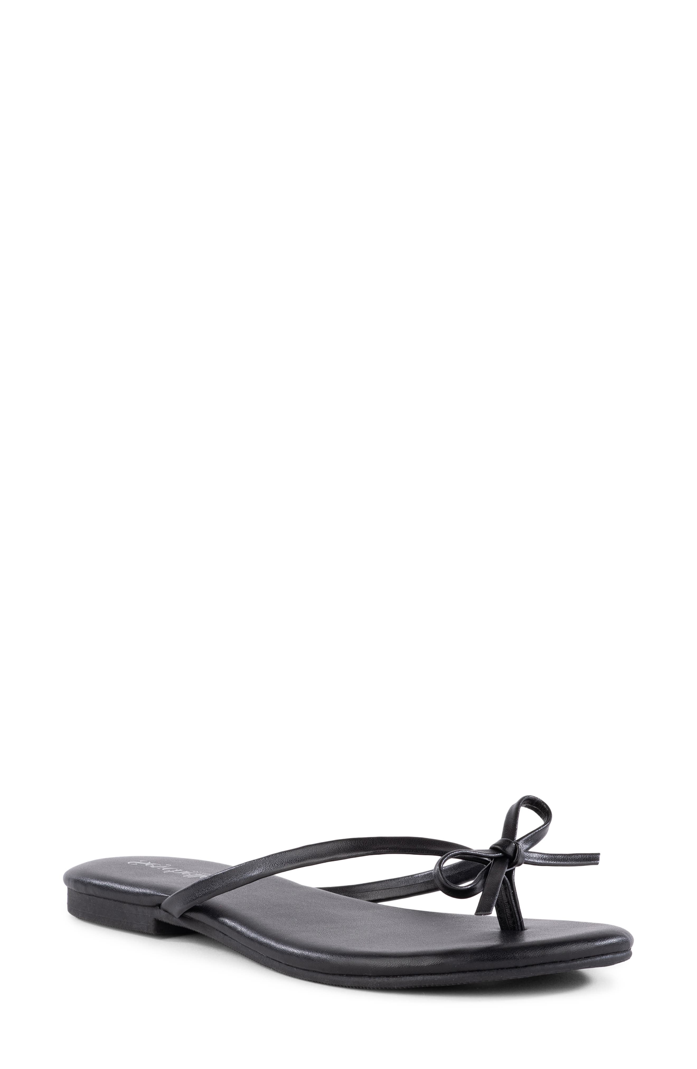 Seychelles Wish List Flip Flop, Main, color, Black