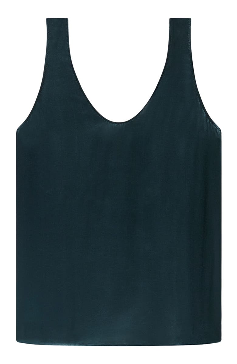 Another Tomorrow Tank Blouse, Alternate, color, Juniper