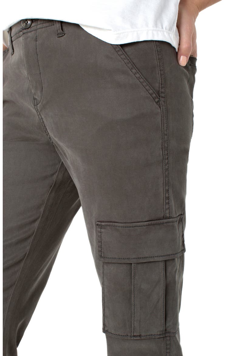 Crop Cuff Cargo Pants, Alternate, color, DARK EMERALD