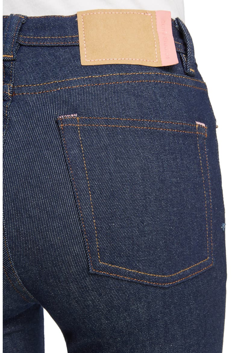 Peg High Waist Skinny Jeans, Alternate, color, INDIGO