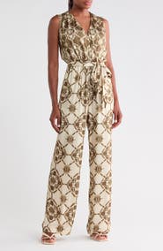 Ramy Brook Noelia Printed Wide Leg Jumpsuit