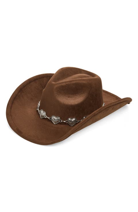 Heart Trim Cowboy Hat