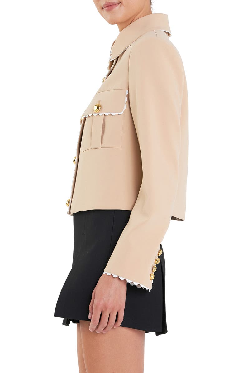 English Factory Scallop Jacket, Alternate, color, 