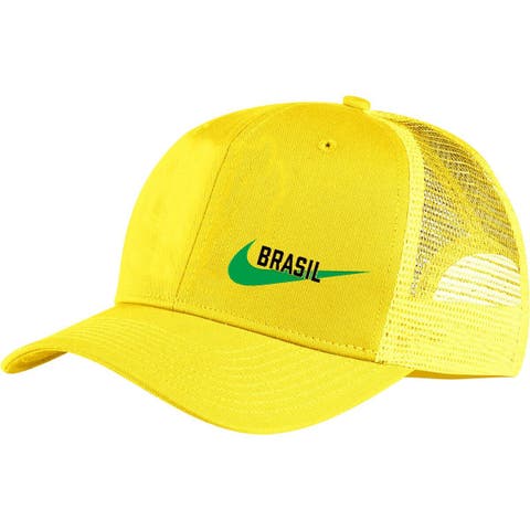Men's Nike Yellow Brazil National Team Classic99 Trucker Snapback Hat