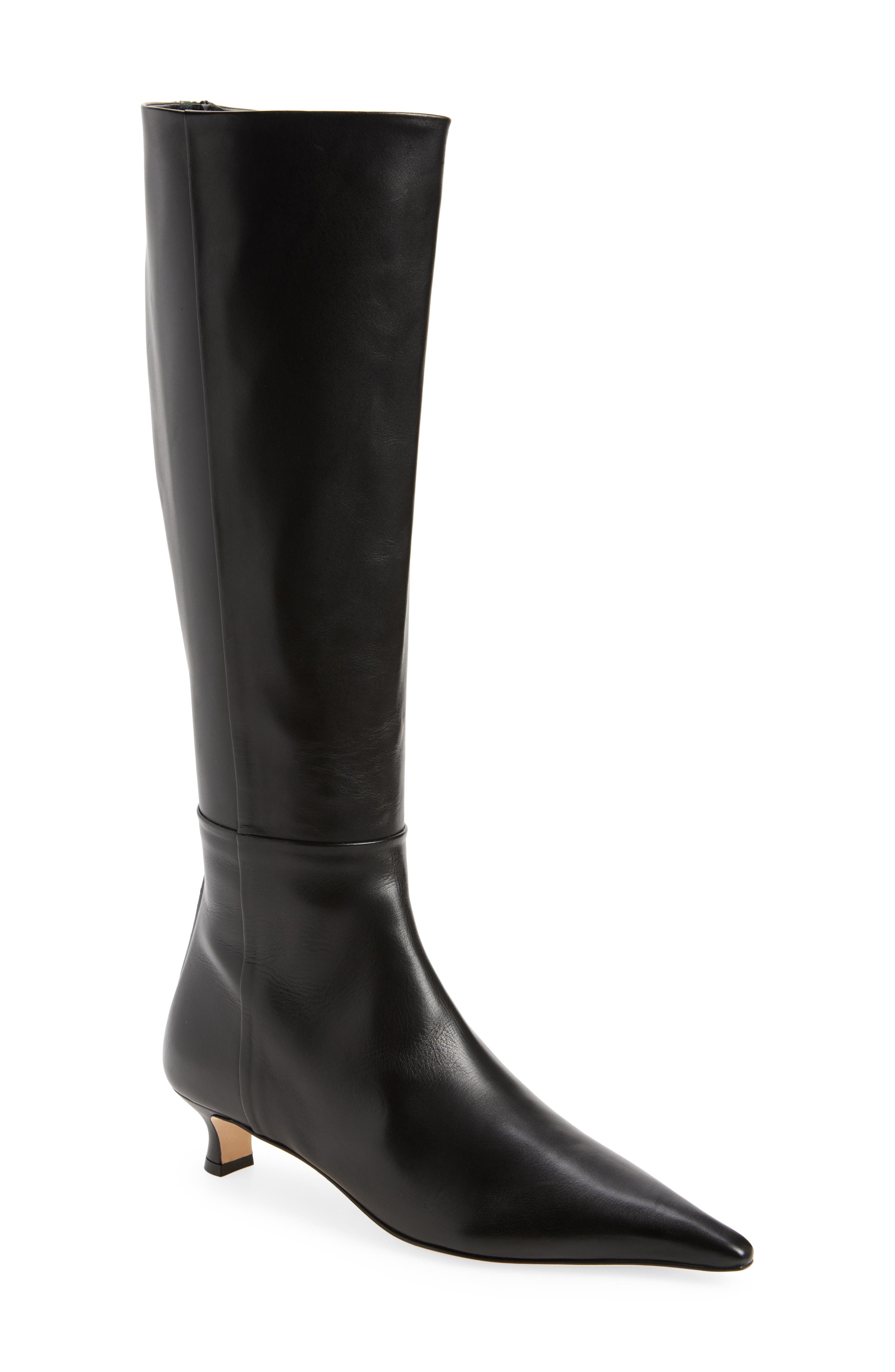 aeyde Zazie Kitten Heel Tall Boot, Main, color, 