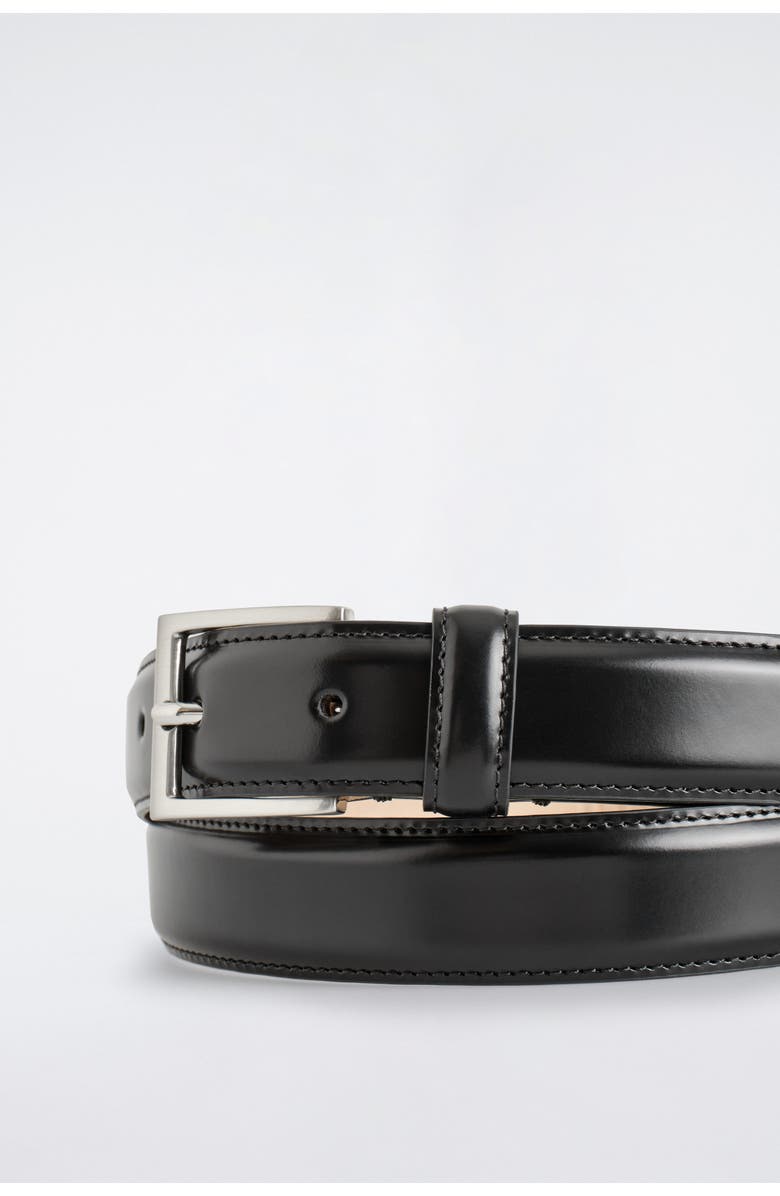 COS Leather Belt, Alternate, color, Black