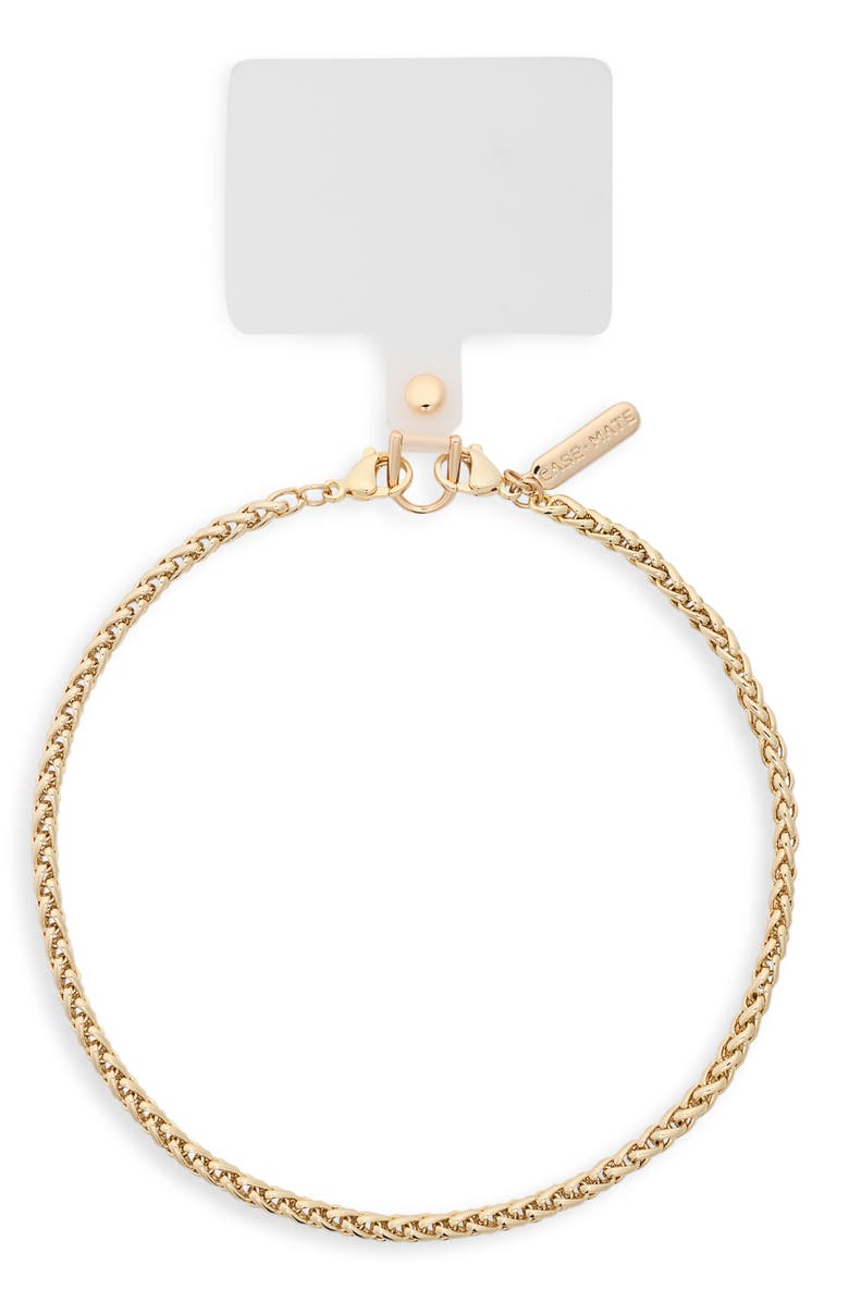 Case-Mate<sup>®</sup> Dainty Chain Phone Charm, Main, color, Gold