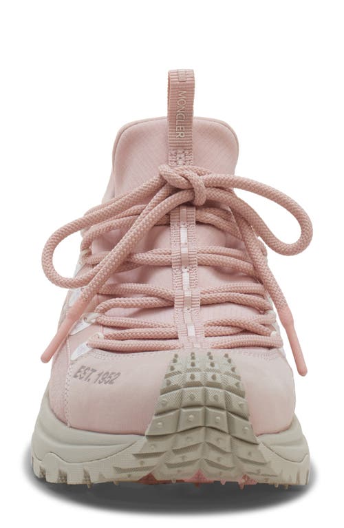 Shop Moncler Trailgrip Lite 2 Hiking Sneaker In Rose Quicksand